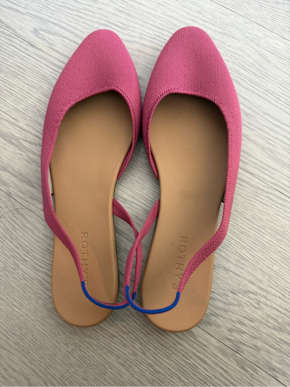 Rothy's Women The Almond Slingback Rose Pink Size 11.5